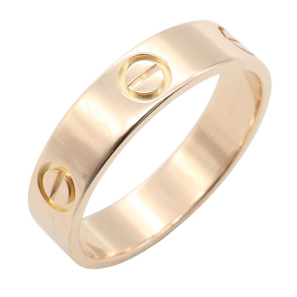 Cartier Love Ring, 18K Pink Gold (PG), Men's/Women's, Tone, B4084800